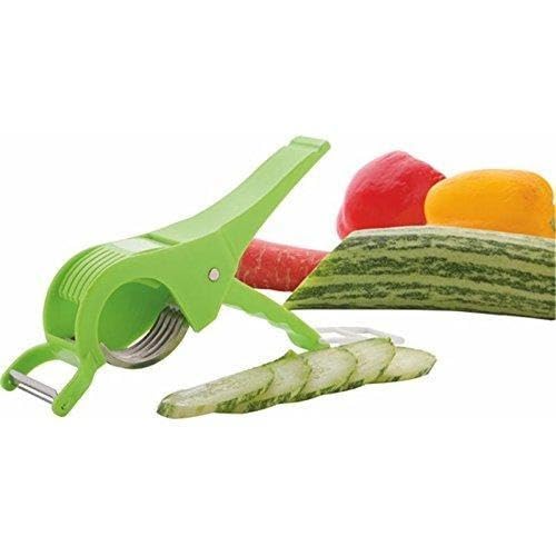 2-in-1 Vegetable & Fruit Cutter with Stainless Steel Blades buy 1 get 1 Free