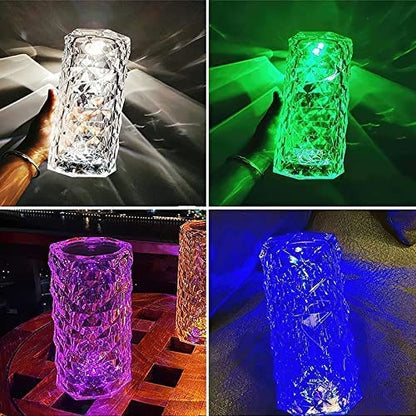 Color Changing Crystal Diamond Table Lamp - Pack of 1